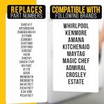 Dryer Drum Roller Kit for Whirlpool Kenmore