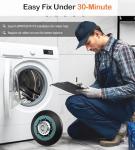 Dryer Drum Support Roller Kit - 4 Pack