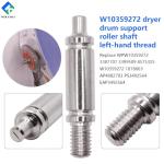 Rear Dryer Drum Roller Axle Shaft for Amana Whirlpool Maytag