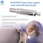 Rear Dryer Drum Roller Axle Shaft for Amana Whirlpool Maytag