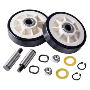 Dryer Roller Wheel Drum Support Kit, 2-Pack