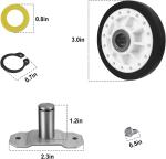 Dryer Drum Roller Kit for Whirlpool Dryers