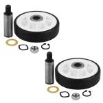 Dryer Roller Wheel Drum Support Kit, 2-Pack