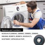 Dryer Drum Support Roller Set for Whirlpool & Kenmore