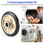 Dryer Drum Roller Kit for Whirlpool Kenmore