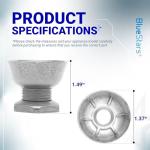 BlueStars Dryer Motor Pulley 8066184 for Whirlpool