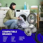 Dryer Motor Pulley and Drum Belt Combo