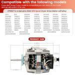 Dryer Drive Motor with Pulley for Maytag, Whirlpool