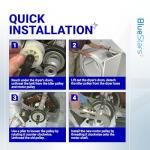 BlueStars Dryer Motor Pulley 8066184 for Whirlpool