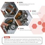 Puxyblue 279827 Dryer Motor with Pulley