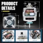 Upgraded Dryer Drive Motor with Pulley for Whirlpool