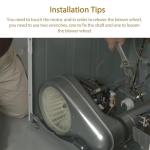 Dryer Blower Wheel for Kenmore & Whirlpool