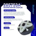 BlueStars Motor Coupling Kit for Kenmore Whirlpool Washers