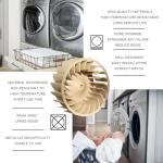 697772 Dryer Blower Wheel for Whirlpool and Maytag