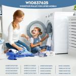 W10837625 Dryer Motor Pulley for Kenmore Whirlpool