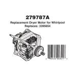 Whirlpool Kenmore Dryer Motor WP279787 27