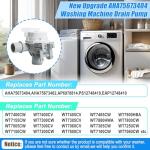 LG Washer Drain Pump Assembly AHA75673404 Replacement