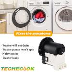 LG and Kenmore Washer Drain Pump Motor 4681EA2001T