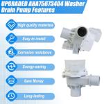 LG Washer Drain Pump Assembly AHA75673404 Replacement