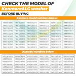 LG and Kenmore Washer Drain Pump Motor 4681EA2001T