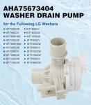 USTAR AHA75673404 Washer Drain Pump for LG