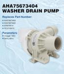 USTAR AHA75673404 Washer Drain Pump for LG