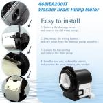 LG Kenmore Washer Drain Pump Motor Replacement Part