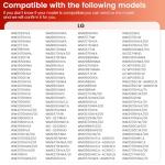 Washer Drain Pump Motor for LG and Kenmore