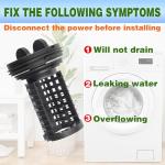 LG Kenmore Washing Machine Drain Pump Filter Assembly