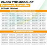 4681EA2001T Washer Drain Pump Motor for LG/Kenmore