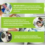 LG Kenmore Washer Drain Pump Replacement Part 4681EA1007A