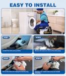 USTAR AHA75673404 Washer Drain Pump for LG