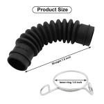 LG Washer Drain Hose Assembly with Stainless Steel Clamps