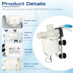 LG Washer Drain Pump Assembly 5859EA1004P