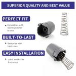 Washer Door Plunger and Spring - 2 Pack