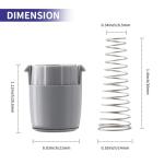 Washer Door Plunger and Spring - 2 Pack