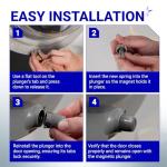 BlueStars AGM73610701 Washer Door Plunger Replacement