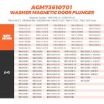 AGM73610701 Washer Door Plunger Replacement Part