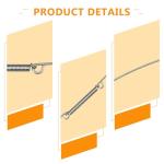 LG Washer Door Gasket Clamp Assembly 4861ER2001D