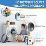 LG WM3400CW Washer Door Gasket Seal Replacement