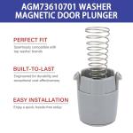 LG & Kenmore Washer Door Plunger & Spring Replacement