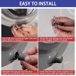 LG & Kenmore Washer Door Plunger & Spring Replacement