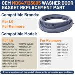 LG Washer Door Seal Gasket Compatible WM3570HVA WM3470HVA