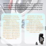 Washer Door Lock Switch for LG & Kenmore