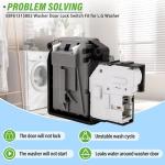 LG and Kenmore Washer Door Lock Latch
