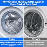LG Washer Door Boot Gasket MDS65736915 Replacement