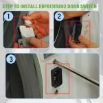 LG and Kenmore Washer Door Lock Latch