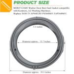 LG Washer Door Boot Gasket Rubber Seal Replacement