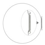 LG Washer Door Boot Spring Clamp Replacement Part