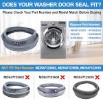 MDS47123605 Washer Door Boot Gasket for LG Kenmore